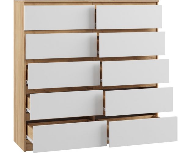 Комод К10М Мадера Дуб крафт золотой