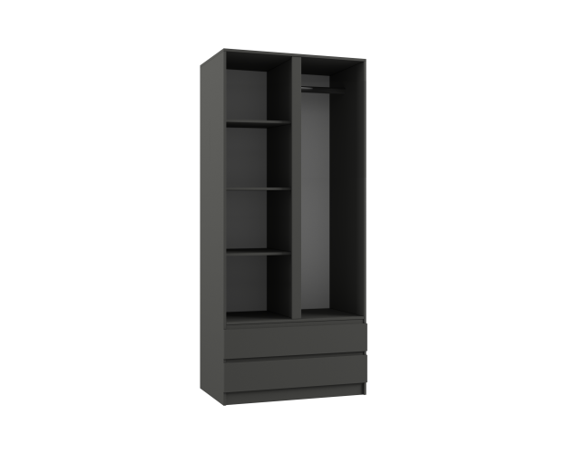 Шкаф ШМ Мадера Графит