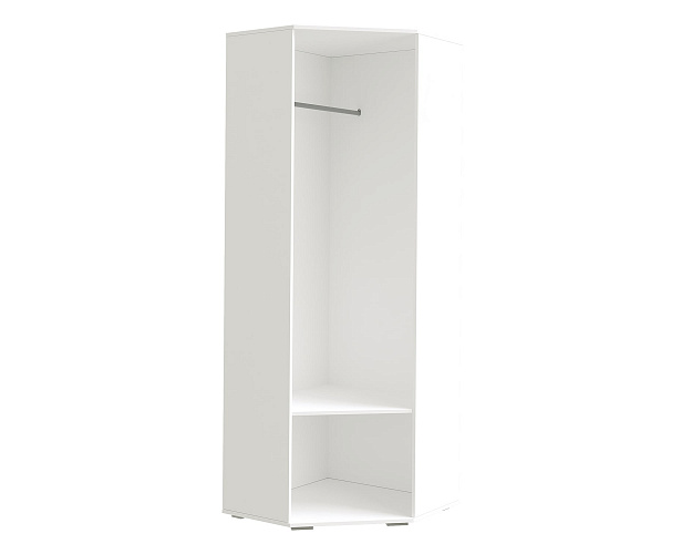 Шкаф угловой Ника ШУ 701 белый гладкий