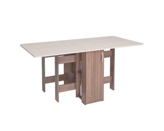 Стол-книжка с баром СТК-002 ясень шимо темный/ясень шимо светлый